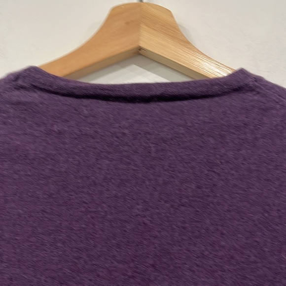 Merino Wool Purple Plum Crewneck Pullover Sweater S/M - Picture 8 of 9